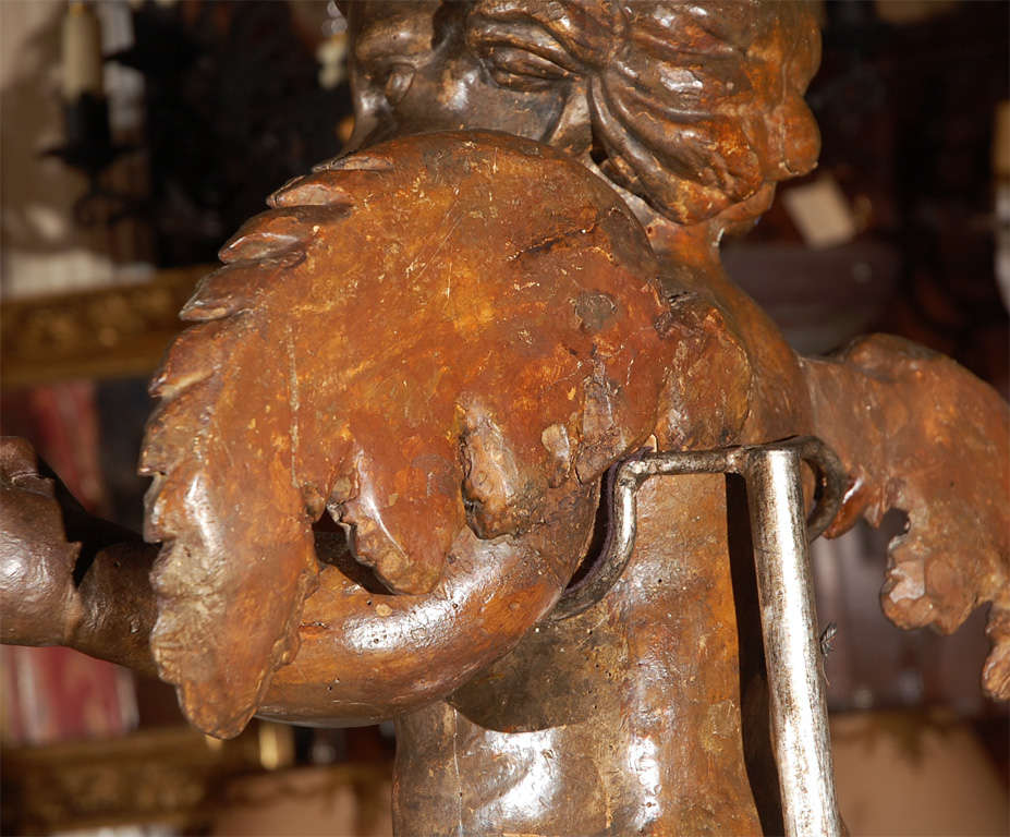 Pair of Late 17th Century Italian Cherubs For Sale 1