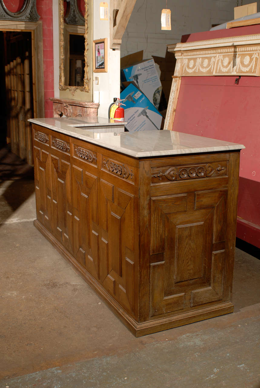 French Oak Faced Bar.