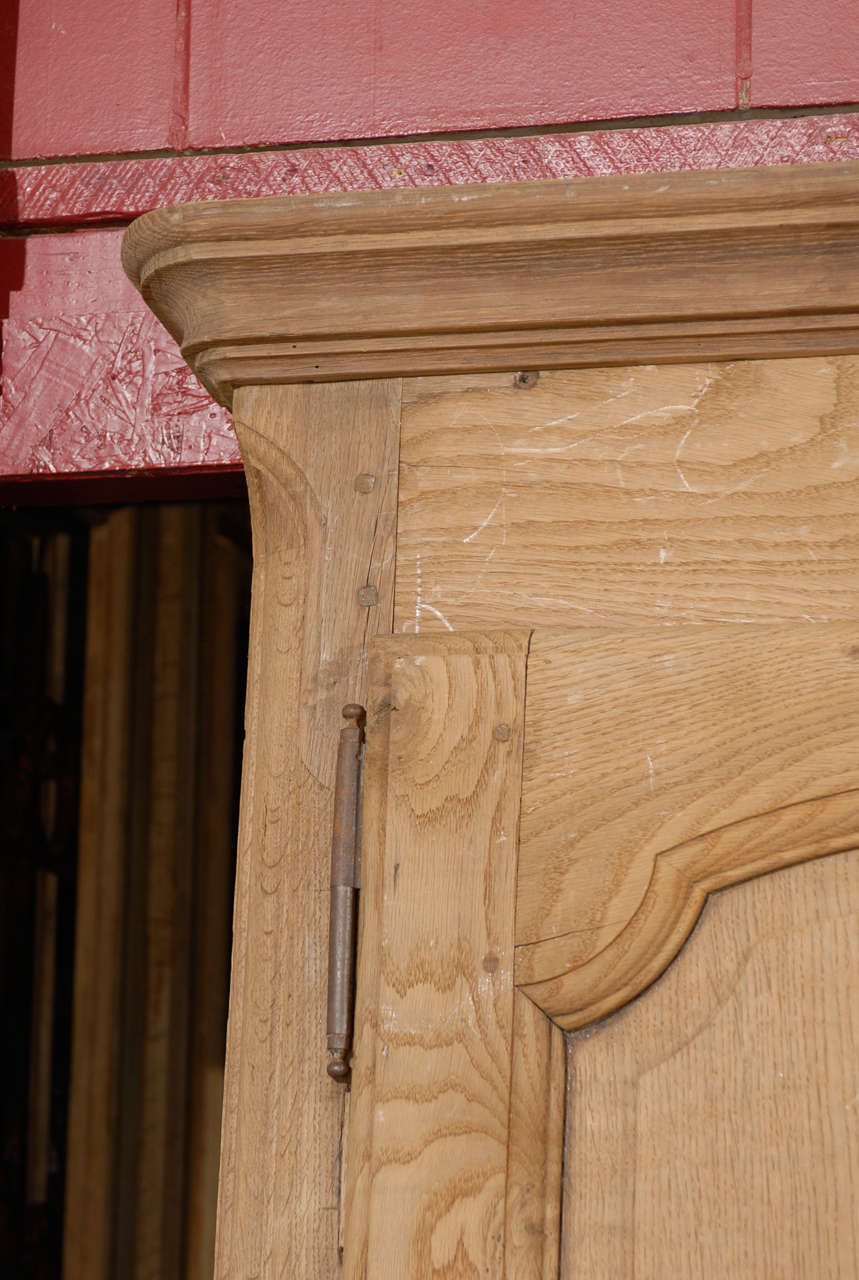18th Century and Earlier Pair of 18th.C. French Built-In Oak Cupboard Facades