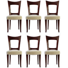 Osvaldo Borsani Set Six Chair