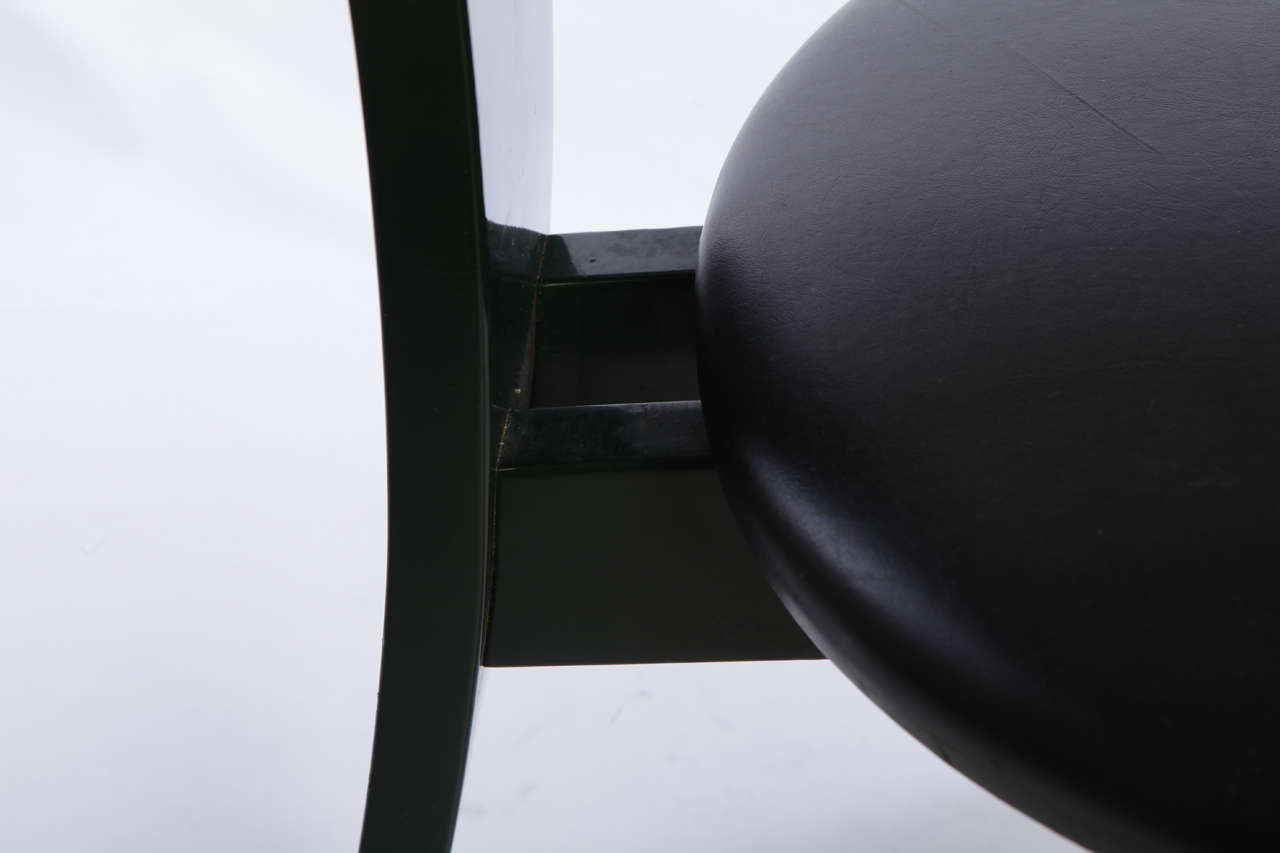 Italian Set Of Two Golem Chairs By Vico Magistretti For Poggi