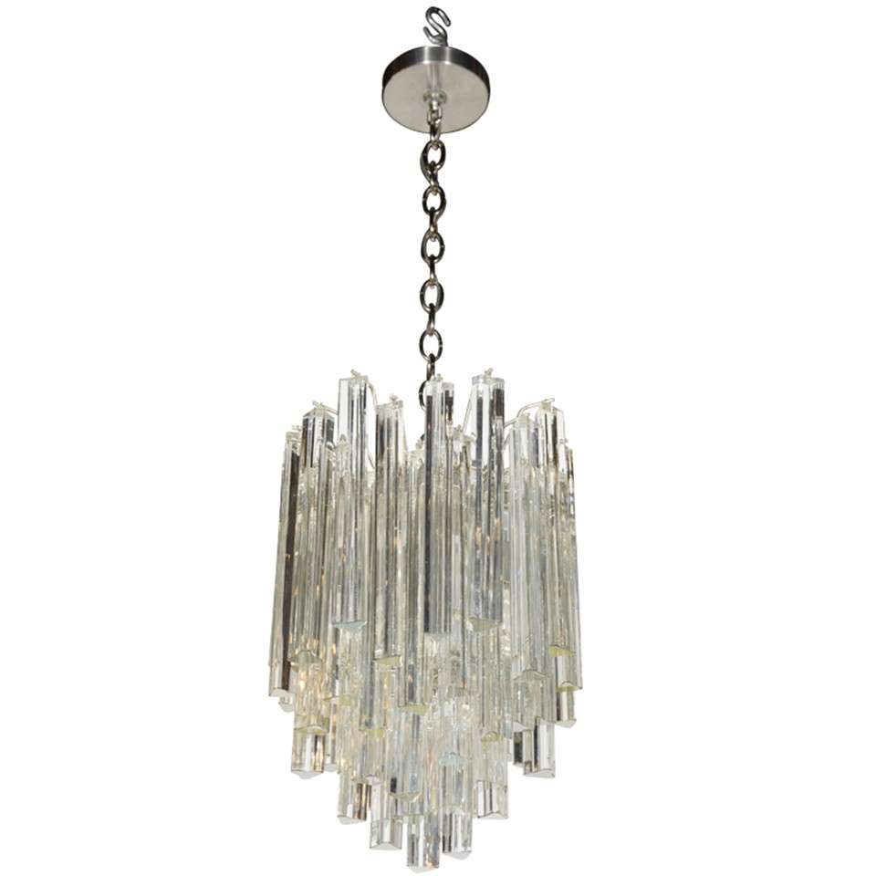 Spectacular Cascading Crystal Chandelier by Camer