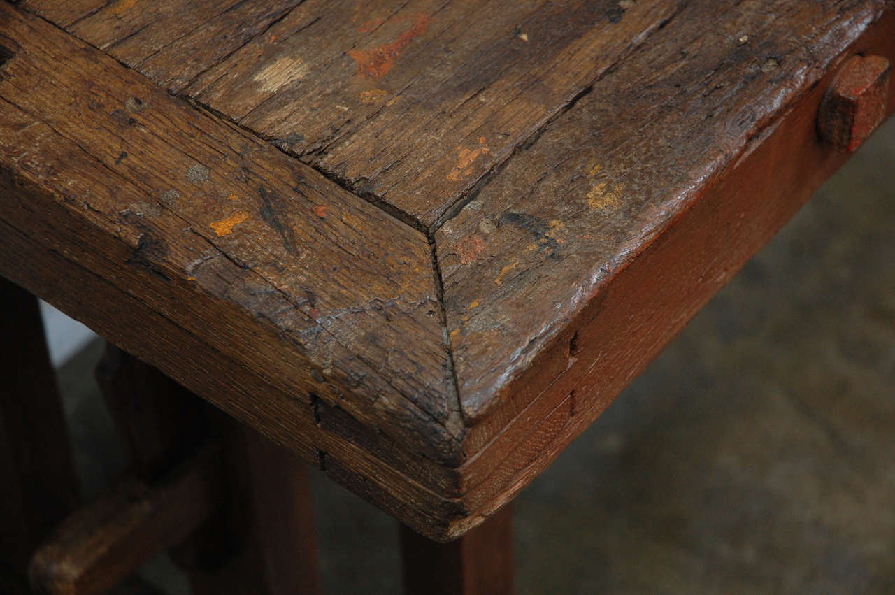 19th Century Antique Workbench For Sale