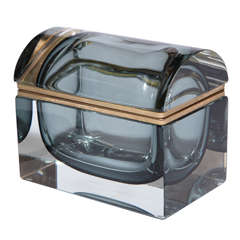Covered Murano Glass Box by Mandruzzato