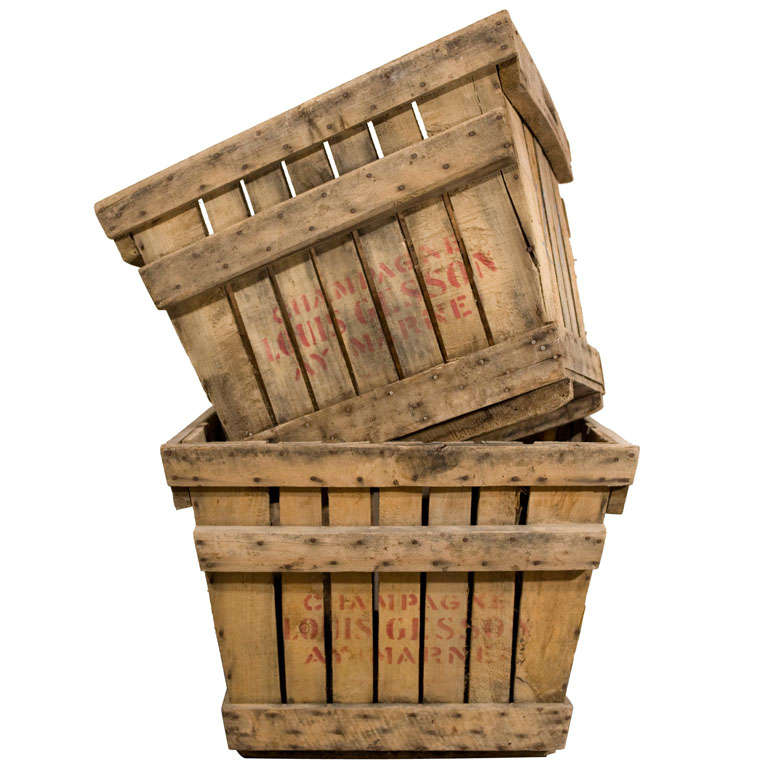Antique grape picking buckets For Sale