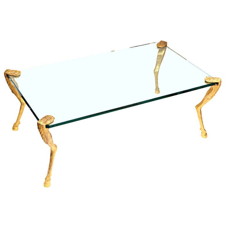 A French Louis XVI style rectangular coffee table by P.F. Guerin