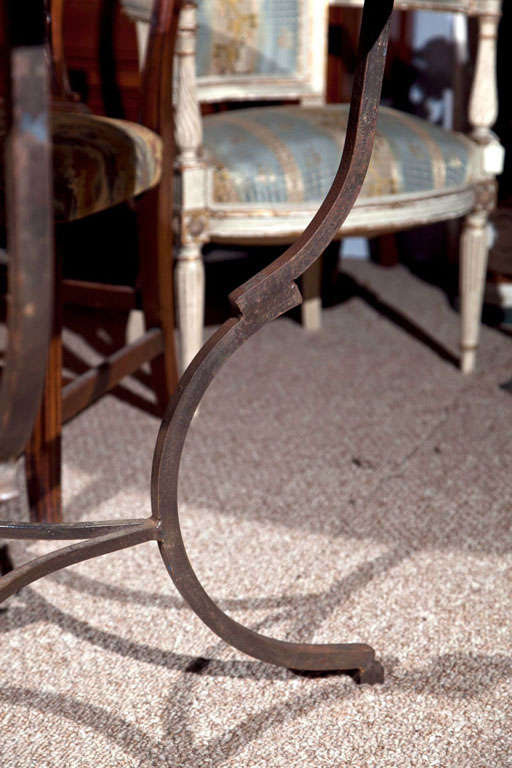 Round Mosaic Top Garden Dining Table 2