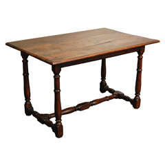 An English Jacobean Stretchered Low Table