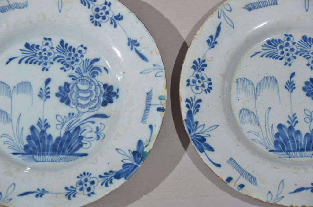 18th Century and Earlier Delft plates