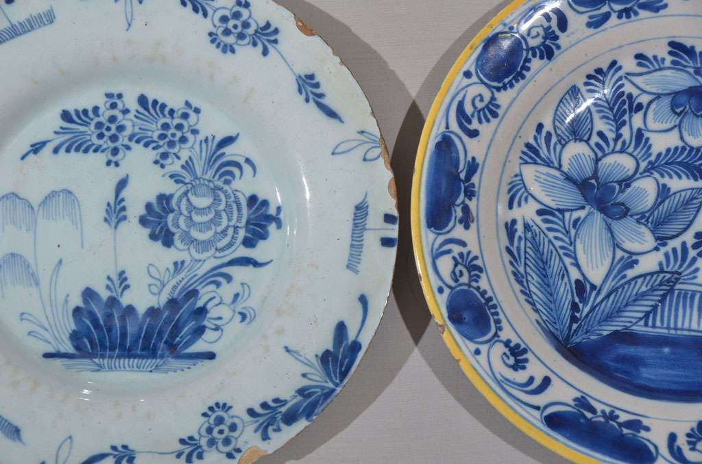 Pottery Delft plates