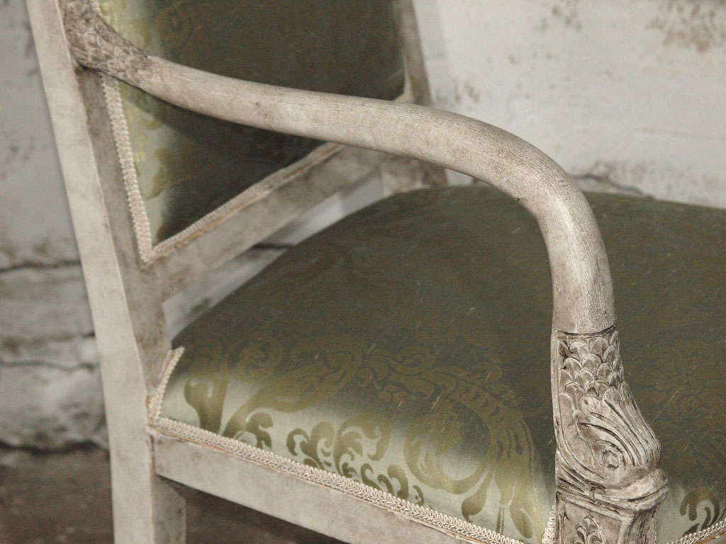 Exquisite Pair of 19th Century French Neoclassical Fauteuils 5
