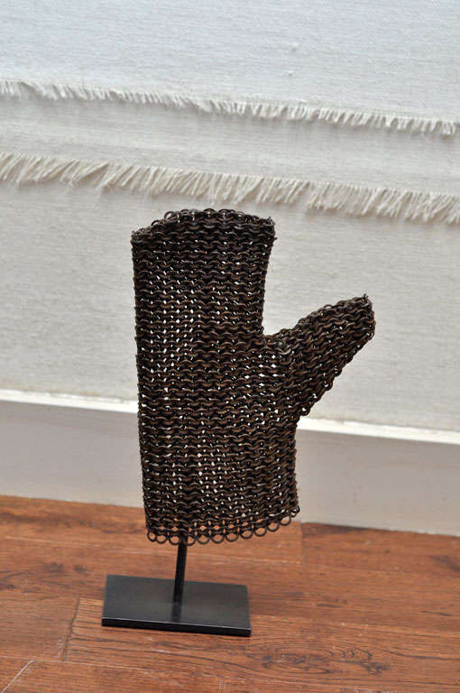 Unknown 19th Century Chainmail Glove Armor For Sale
