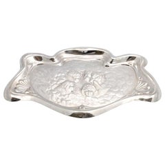 Art Nouveau Sterling Silver Vanity Tray