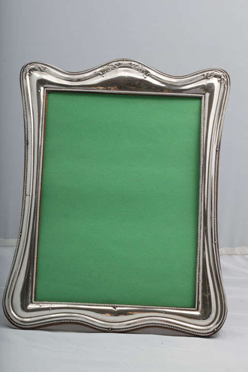 English Sterling Silver Picture Frame For Sale