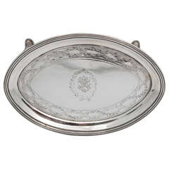 Georgian Sterling Silver Footed Waiter/Tray