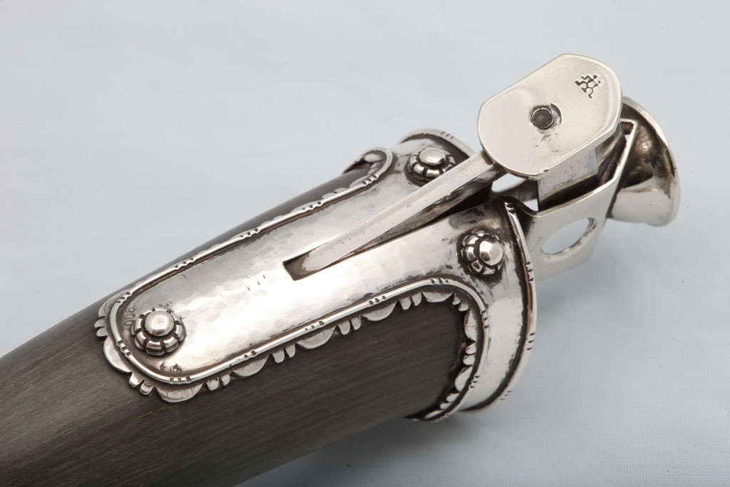 Continental Silver-mounted Horn Cigar Cutter 2