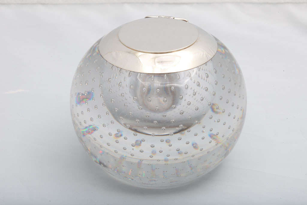Sterling silver-mounted, 