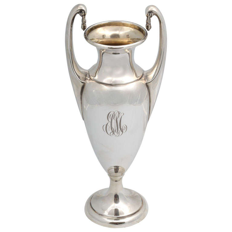 Sterling Silver Empire-Style Vase