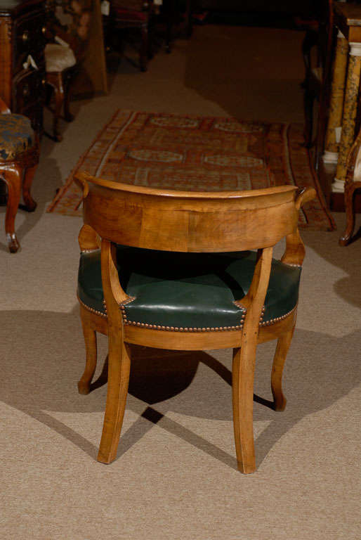 19th Century French Louis XV Style Walnut Desk Chair 5