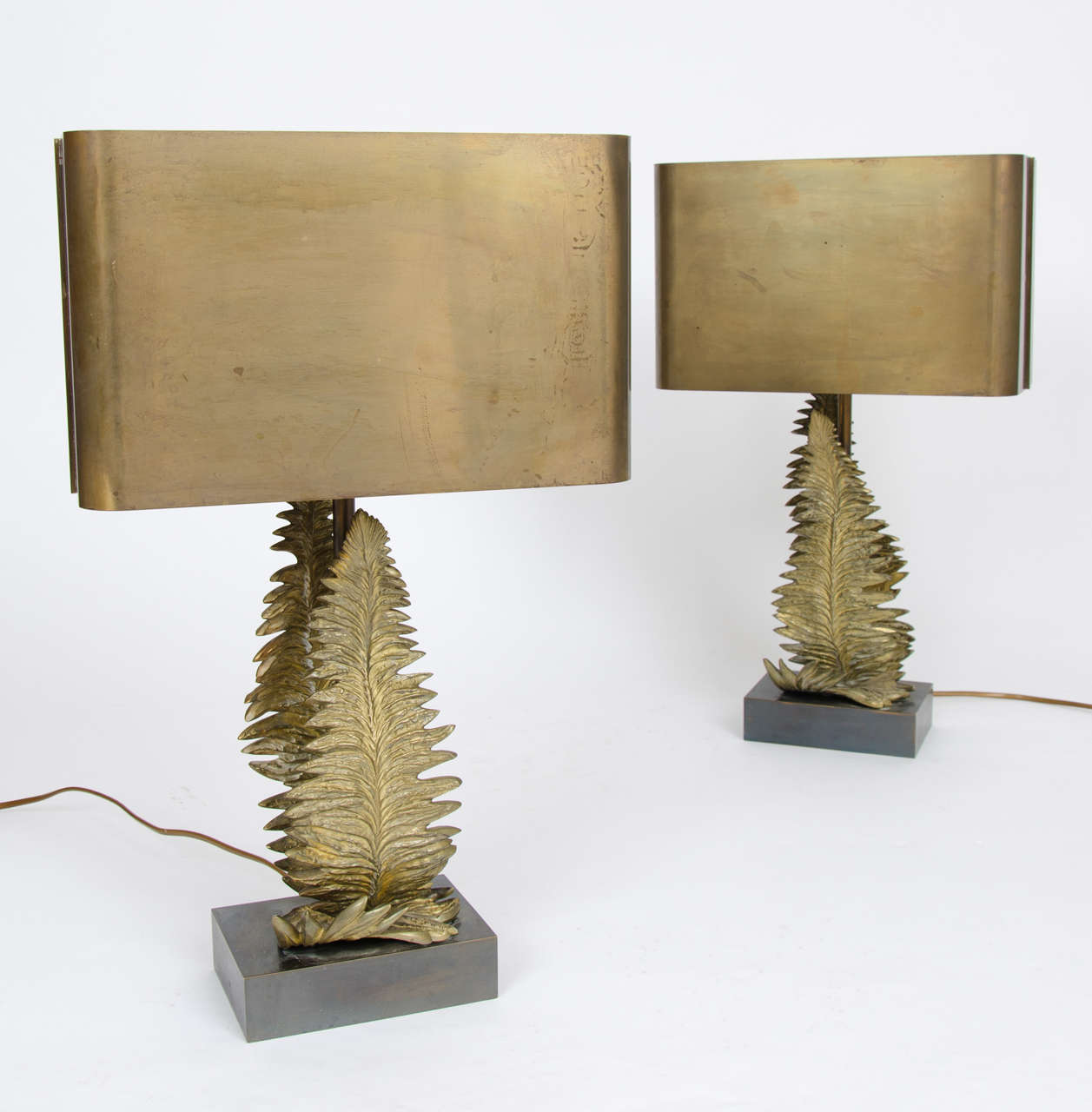 Mid-Century Modern Pair of Maison Charles Fougère Table Lamps