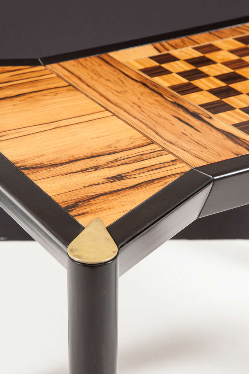 Italian Rosewood and Lacquer Games Table 5