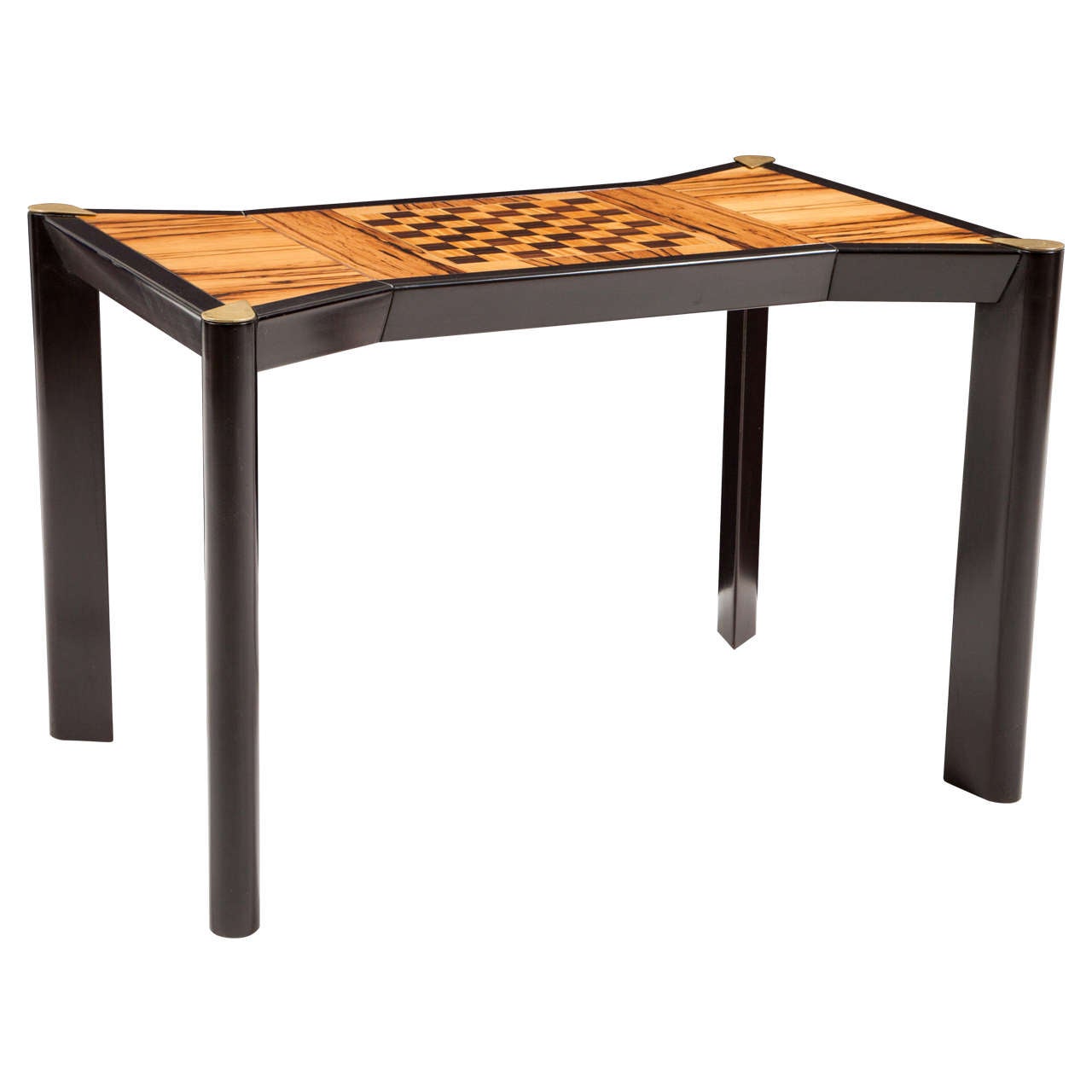 Italian Rosewood and Lacquer Games Table