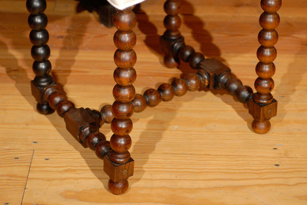 20th Century Bobbin Leg Stool