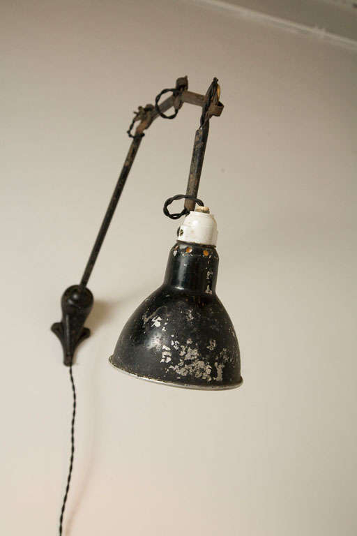 French La Lampe Gras Wall Lamp