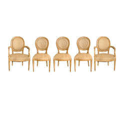 A Set Of 5 Swedish Parlor Chairs