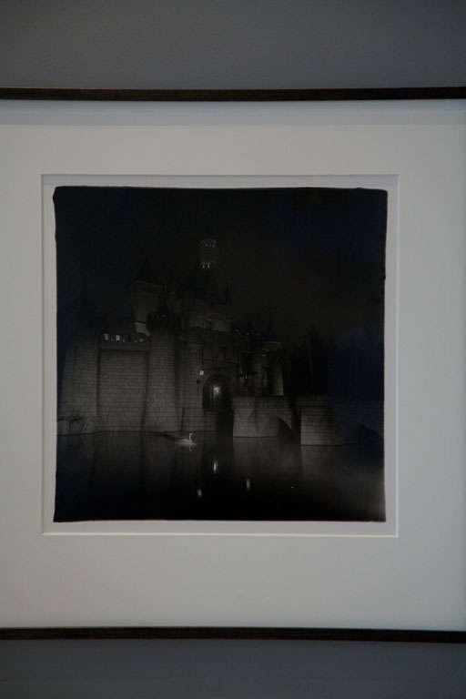 DIANE ARBUS (1923-1971) <br />
A castle in Disneyland, Cal. 1962 <br />
gelatin silver print, printed later by Neil Selkirk <br />
stamped 'A Diane Arbus photograph', signed, titled, dated, numbered '54/75' by Doon Arbus, Administrator, in ink