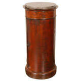 Belgian Cabinet or Stand in Mahogany with Marble Top, Circa 1870 Belgian Cabinet or Stand in Mahogany with Marble Top, Circa 1870