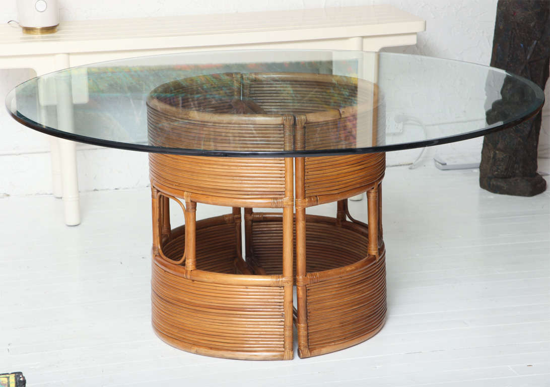 Reed & Rattan Dining Table