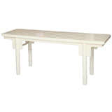 Faux Bamboo Console Table by McGuire