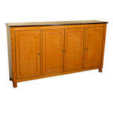 Rare 19th Century French Tiger Maple Sideboard