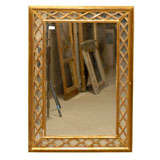 1940
s French Lattice Work Mirror