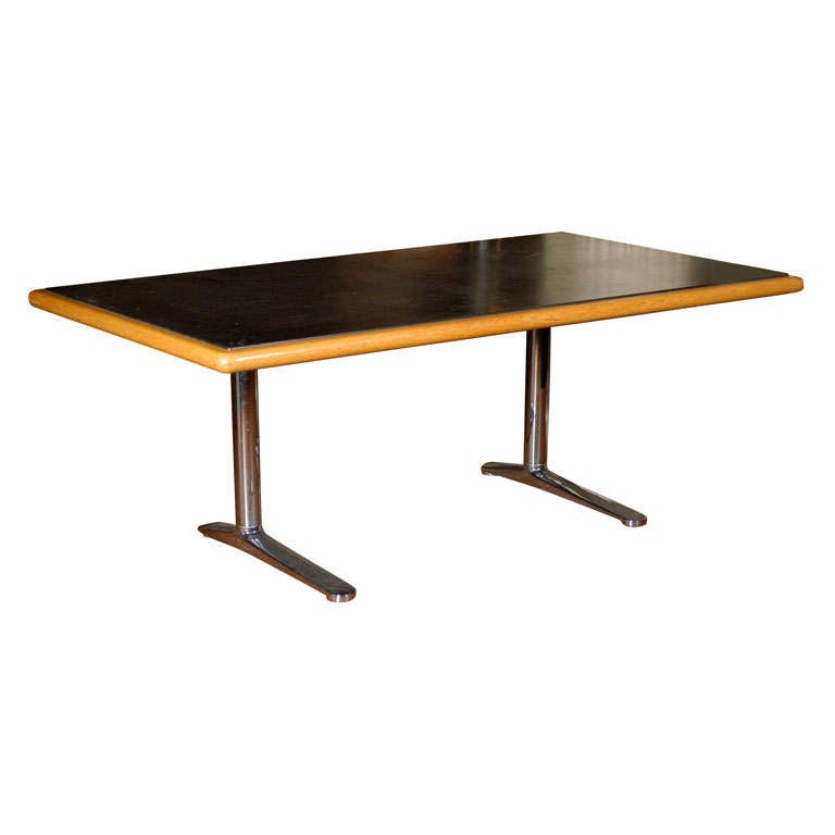 Warren Platner for Knoll Leather Top Writing Desk