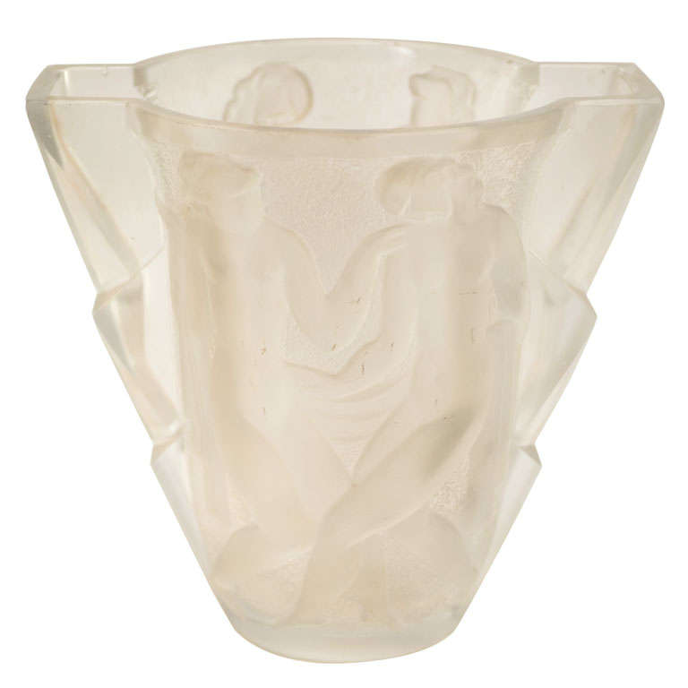 Edouard Cazaux(1889-1974) Art Deco Vase