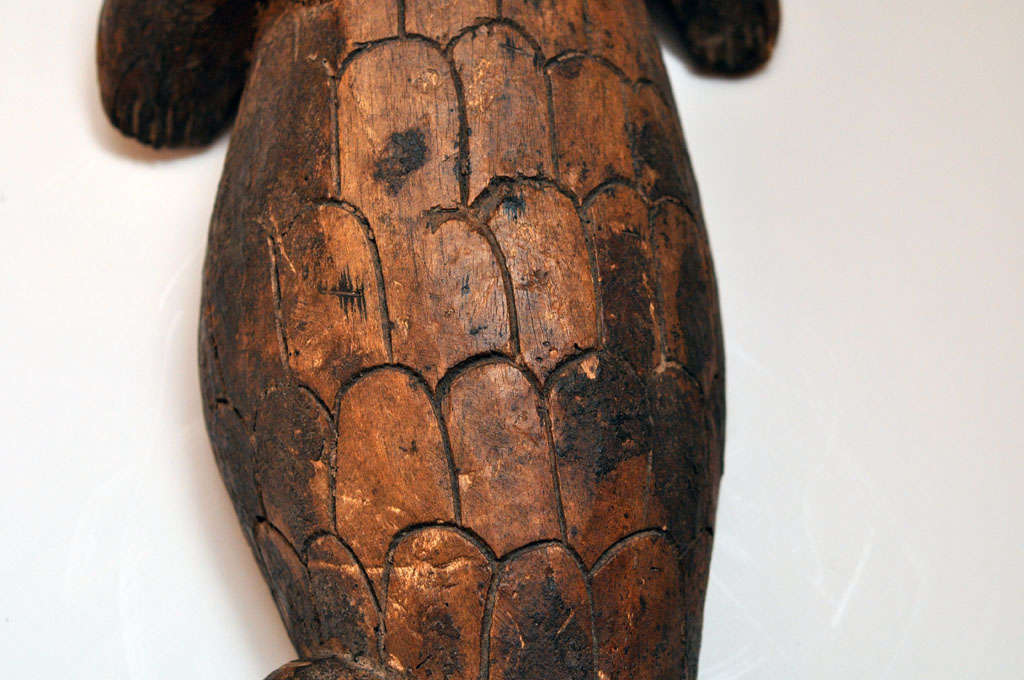 African Art-Bobo Protective Crocodile Fetish For Sale 5