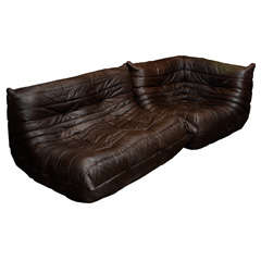 Used Three piece Ligne Roset Togo Sofa Suite