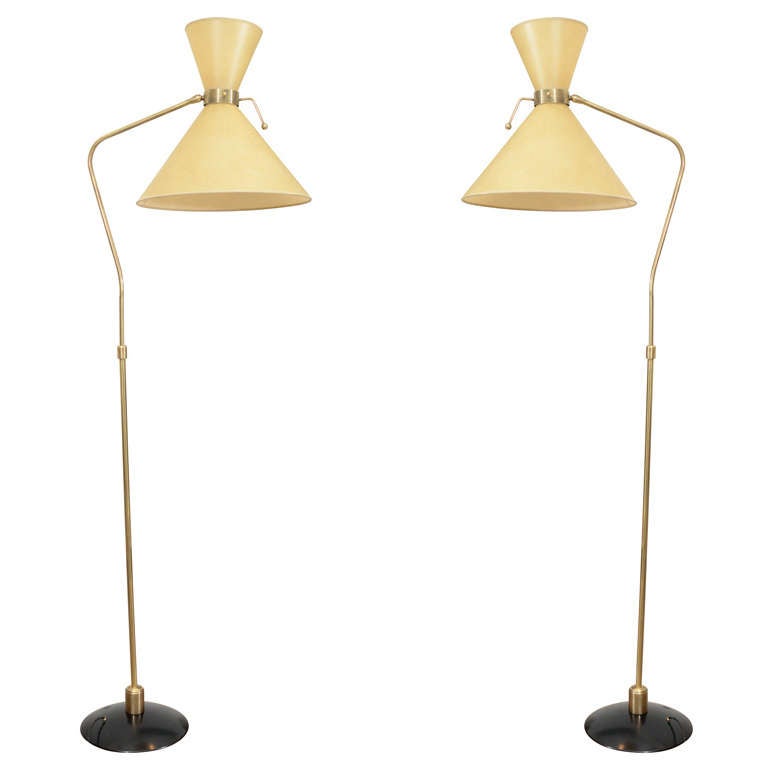 Adjustable Mathieu floor lamps