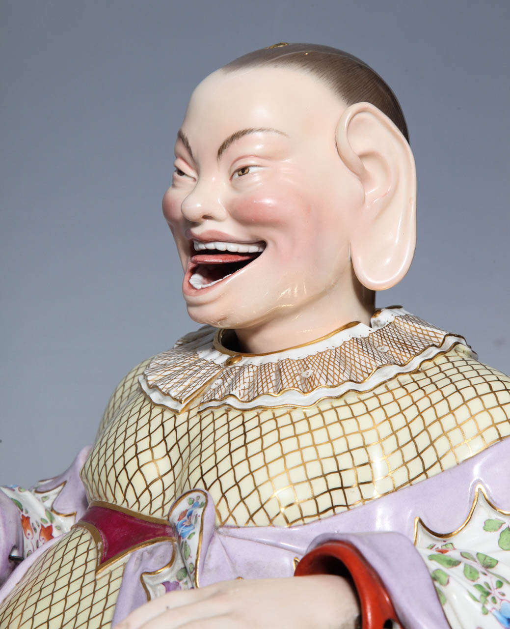 Porcelain A 19th Century Meissen Chinoiserie of a Nodding Pagoda Figure