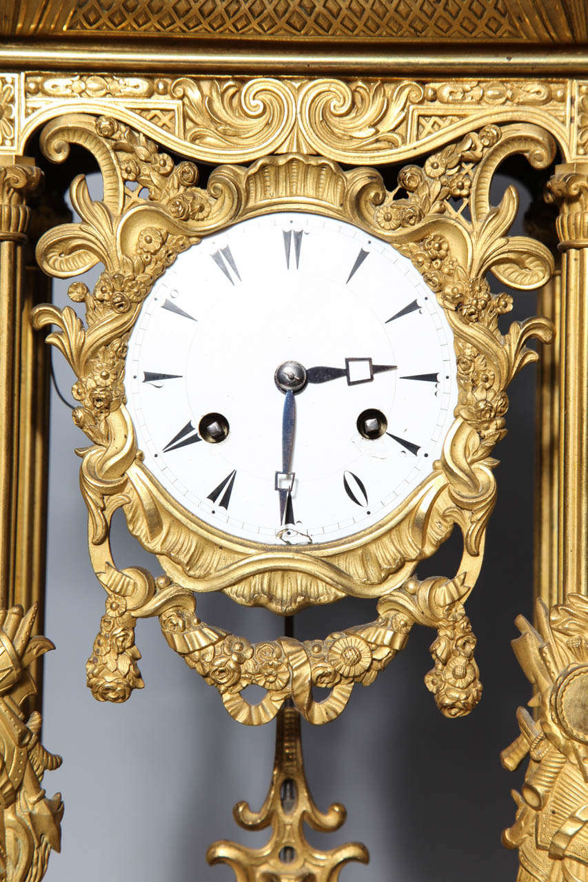 Aesthetic Movement Important French Orientalist Jeweled Clock for Turkish Market, YSL Collection For Sale