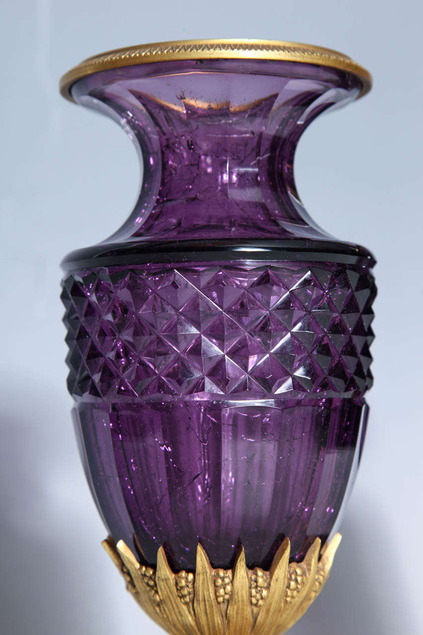 antique crystal vases
