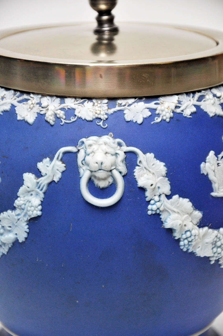 wedgwood jasperware biscuit barrel