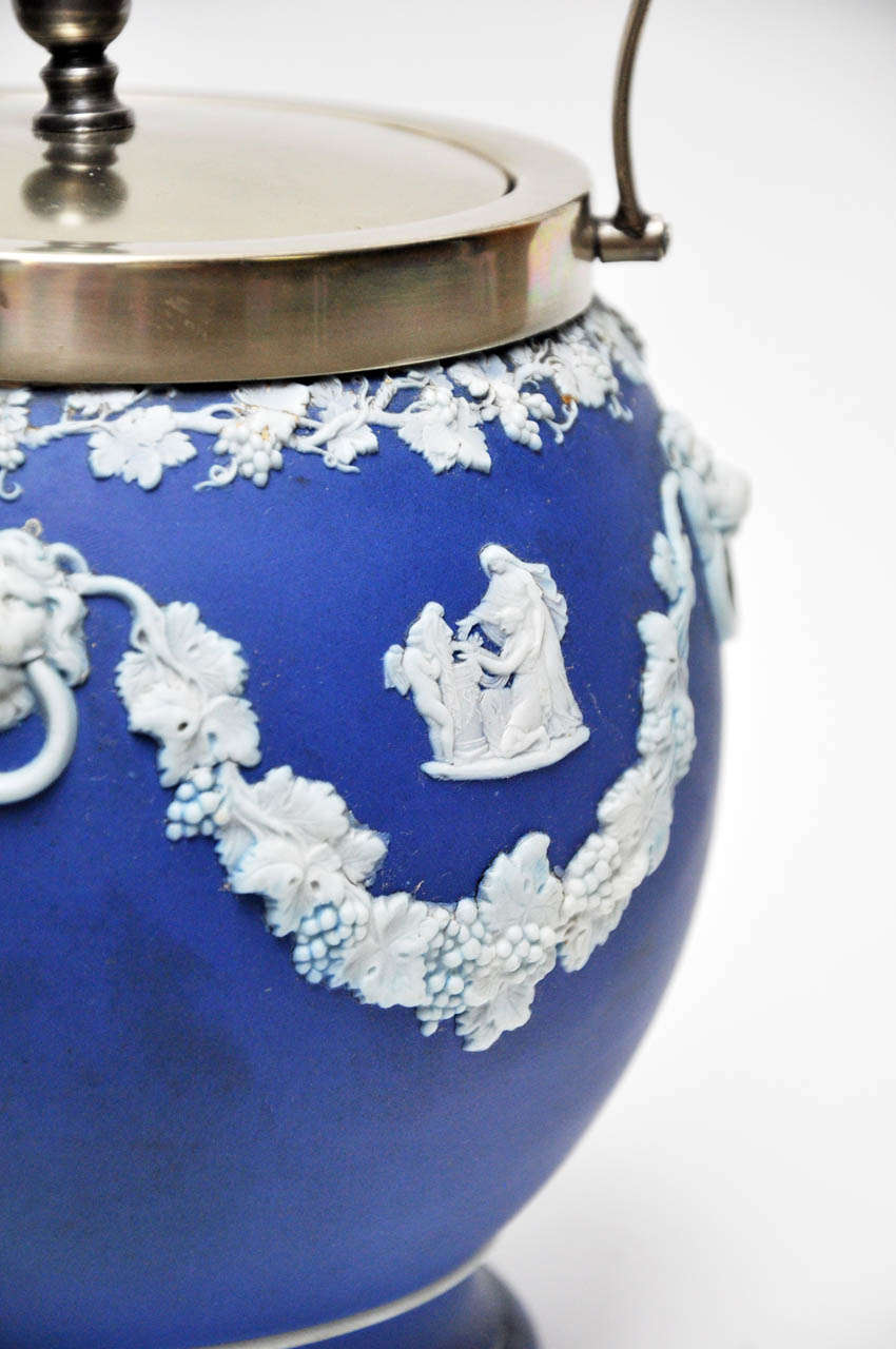 Neoclassical Wedgwood Jasperware Biscuit Jar