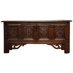 18th Century English Wedding Chest or Coffer