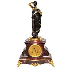 Ancienne horloge conique ou mystérieuse, France, 1880