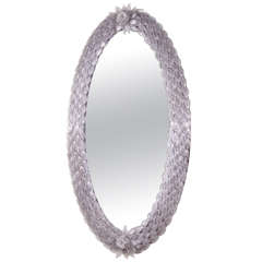 1352 Venetian Murano Glass Mirror