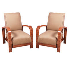 Italian Arte Deco Reclining Armchair