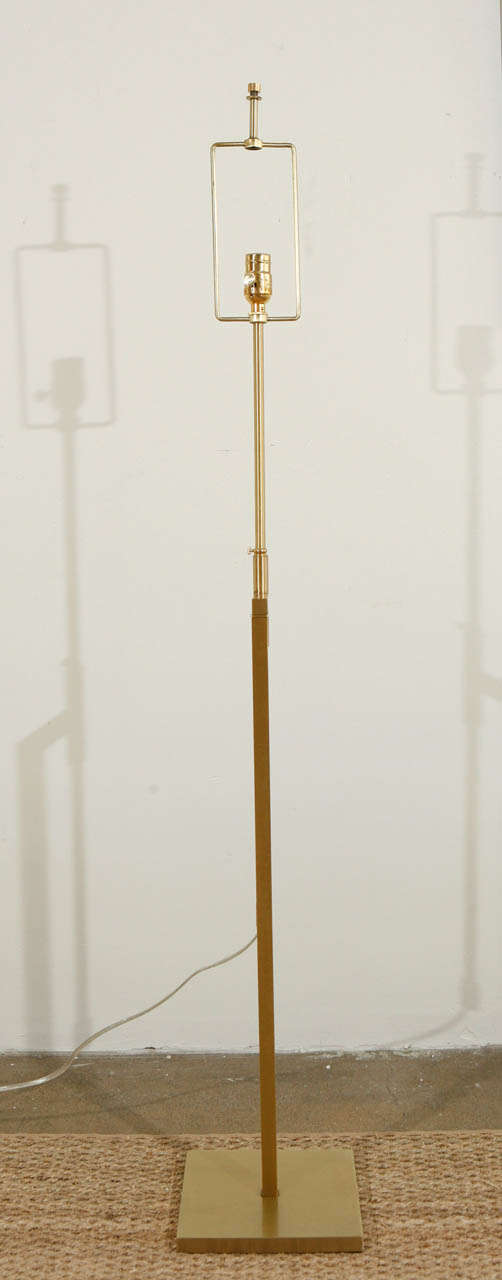 Brass Laurel Floor Lamp